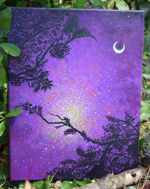 Purple Sky-Scape // PaintProphecy