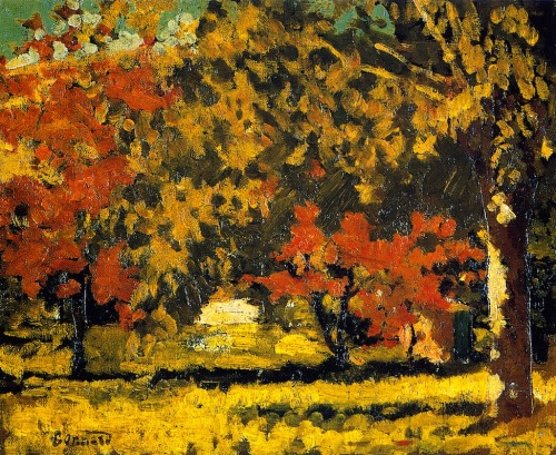 The Grand-Lemps , Autumn - Pierre Bonnard 1894Post-impressionism