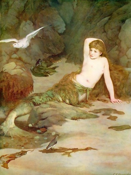 XXX jonilover:  The Mermaid, Charles Napier Kennedy(1852-1898, photo