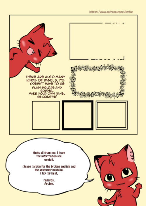 umbreeunix:chervenkotka:Simple Comic Panel Tutorial   please kindly visit my PATREON page  ^^THIS IS THE MOST INFORMATIVE COMIC ABOUT HOW TO MAKE COMICS IVE EVER SEEN=o 