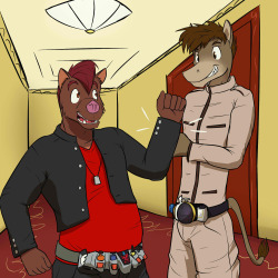 Texnatsu Short Stories - Jorge and Jack Jorge stood in the hotel room, he looked himself in the mirror and at the costume he&rsquo;d put together.  It was his first time cosplaying at an anime convention, and he was nervous.  Would people recognize