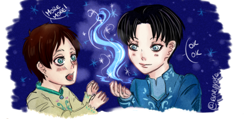 rinrinyuka:  I finally finished the second part of my frozen au  I don’t know if there will be a thi
