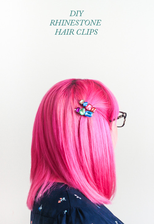 DIY Rhinestone Hair Clip Tutorial from The Crafted Life.It takes 10 minutes to make these DIY Rhines