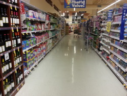 This aisle is either telling a story or giving