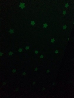 papas-little-bugaboo:  Every night, papa won’t let me fall asleep with the tv on, instead, I bond with Merlin! He puts stars in my ceiling in 3 different rotating colors and even plays calming music for me! He really does know how to keep the monsters