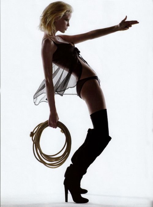 fashion-boots:Caroline Winberg by Yu Tsai in Arena Magazine, October 2008