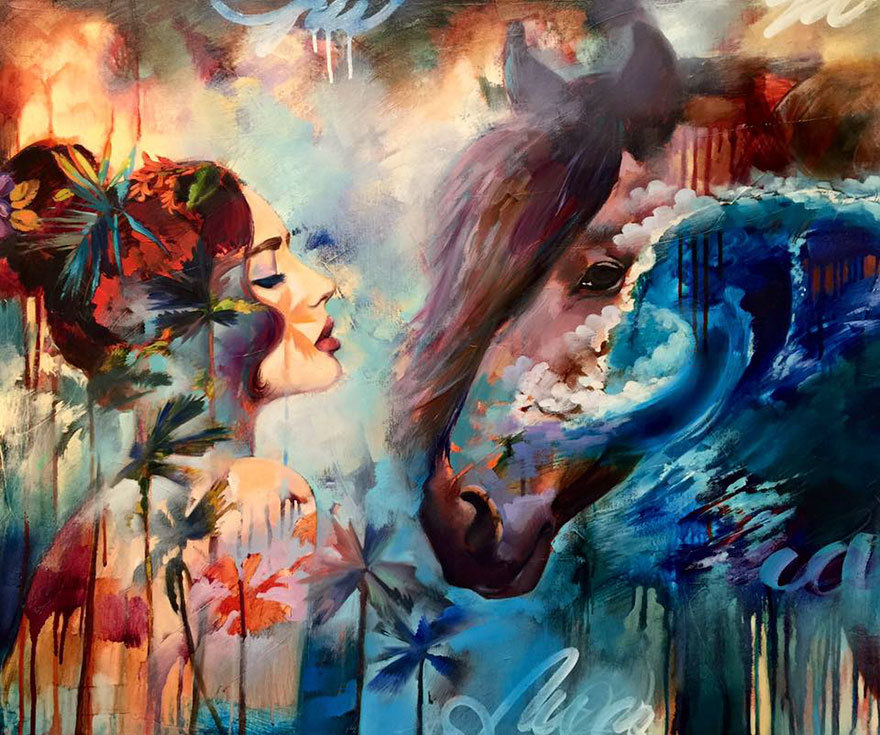 culturenlifestyle:  16 Year Old Artist Creates Hypnotic Watercolor Paintings Dimitra