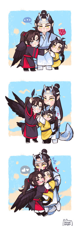 catching a Xuanyu with a 玄羽!!Also do you just think sometimes about the potential of Wangxian taking