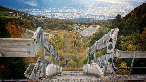 lomographicsociety:    Relics of Olympic Venues: Old, Abandoned & ForgottenEvery four years, a the city host of the Olympic Games are often subjected to create new facilities and venues to cater to the upcoming games. What happens to these places