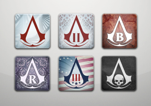 XXX insanelygaming:  Assassins Creed Icons Created photo