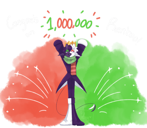 HAPPY 1 MILLION RANBOO!!!!!!! YOU DESERVE IT! 