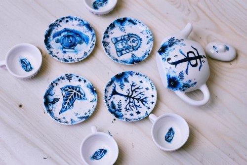 eldamaranquendi: Tea-set by  Marsupial Pudding “If ever you are passing my way,” sa