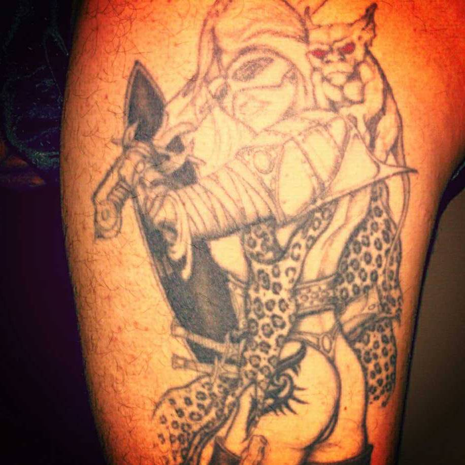 Got this long time ago in Newcastle Australia artist was Dugg warrior princess