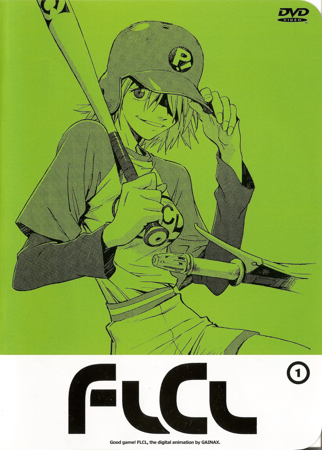 2700lagostas:FLCL DVD covers illustrated by Yoshiyuki Sadamoto