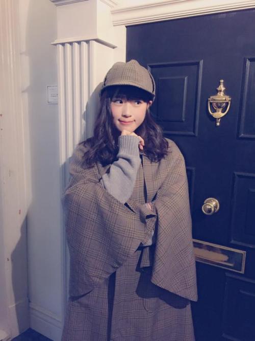 akibeya:   “う〜ん。犯人は誰だ😠？ #シャーロックホームズ #ナギサーロックホームズ #名探偵現る #異人館”渋谷凪咲