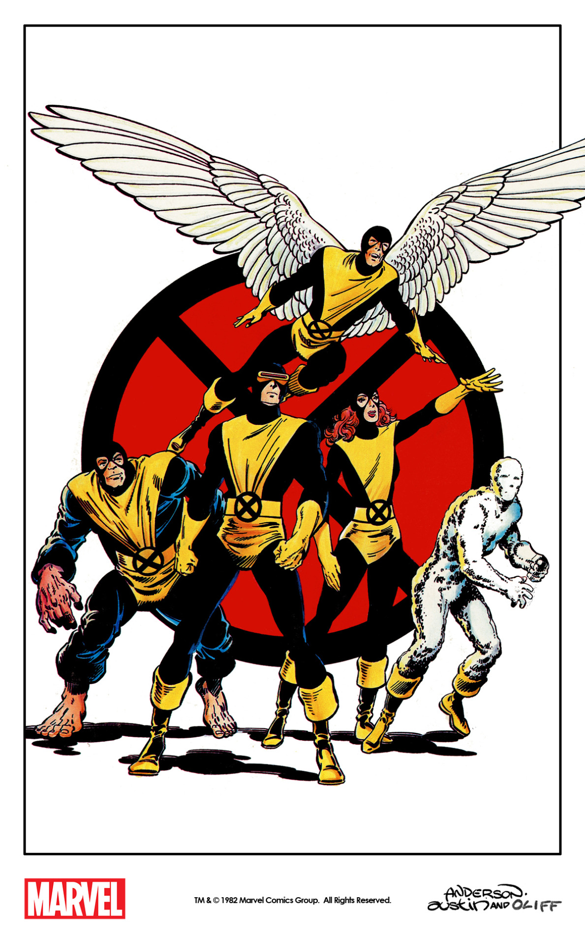 themarvelproject:
“ The original X-Men by Brent Anderson with inks by Terry Austin and colors by Steve Oliff from the back cover of Marvel Comics Index 9A (1982) remastered by The Marvel Project.
”