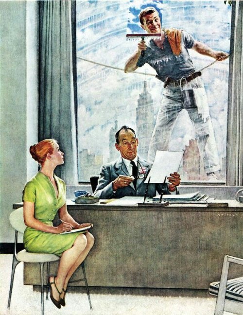 Early 1960s magazine illustration.