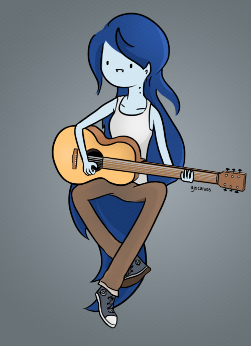 adventuretimeart:  50th Post! Finally finished an artwork, expect more soon… maybe.-ajscanvas