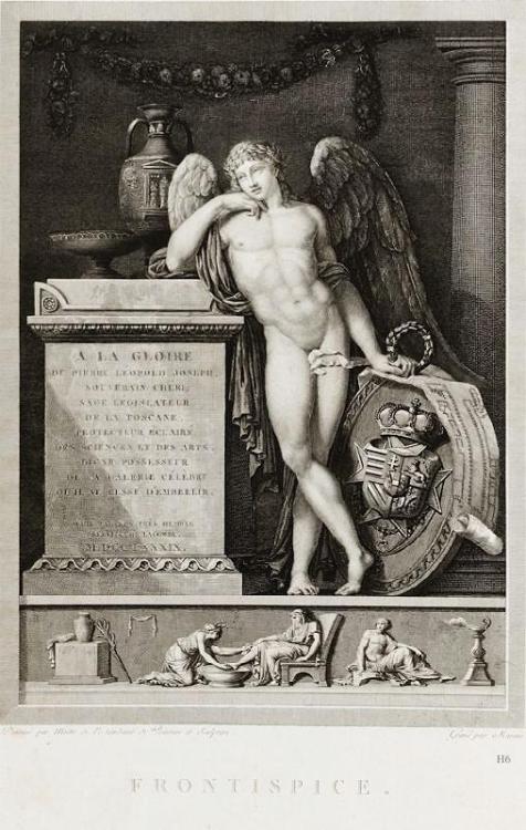 hadrian6: The Genius of the Arts.  1789.Henri Marais. French 1768-1830s. engraving.hadri