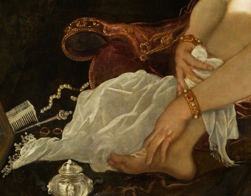 xshayarsha:Susanna and the Elders, detail. Jacopo Tintoretto. 