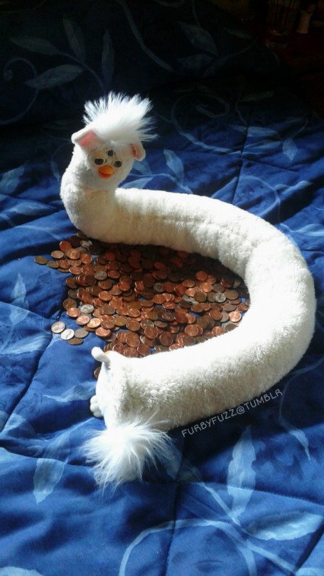 fattyfurby: furbyfuzz:  smallestcitrus: long furby hear my prayers: deliver me a fat bank account, a short butch gf, and a bowl of cocoa puffs @smallestcitrus All she can offer is Infinite Pennies…..   Use them Wisely…..  Reblog this and the long