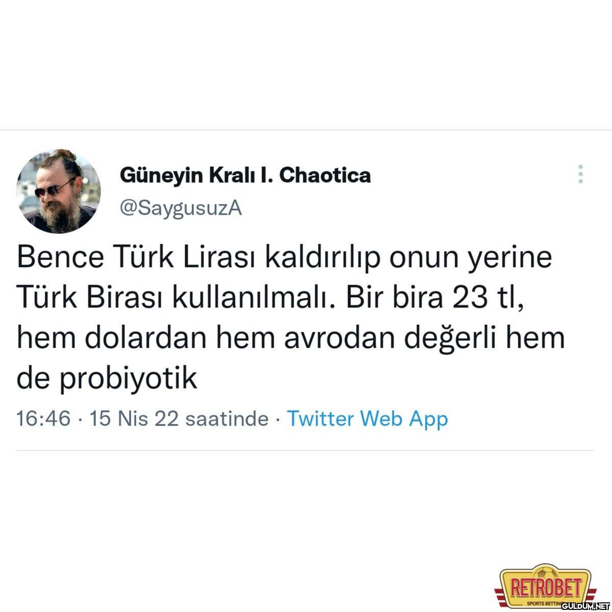 Çok haklı bir yaklaşım...