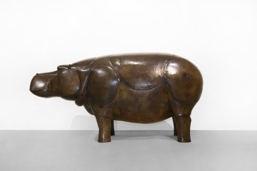 almostarts:François-Xavier Lalanne, ‘Hippo Bar’, 1976-1996, Bronze, 105 x 200 x 67 cm (41.3 x 78.7 x