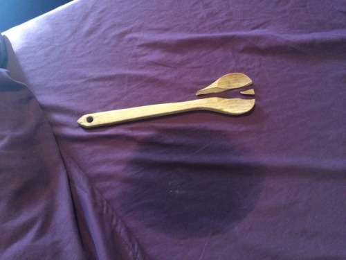 prideinpassion: I needed help crying, so a very kind friend gave me a hand. (And sacrificed my spoon