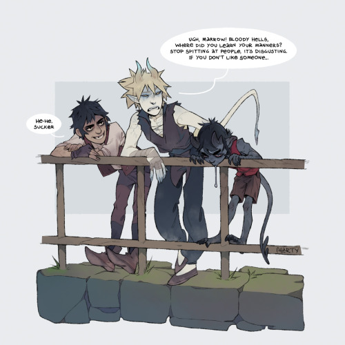 Another Marrow's Childhood Moment With Best Friends, Diamant And... Gortash, Yes! Love This Bastard Gang