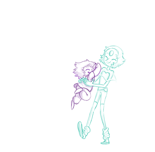 noodlenumber:  I don’t know what they’re so happy about but here’s them accidentally fusing (for the first time)  