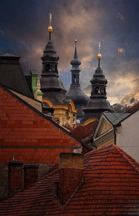 bluepueblo:  Spires, Písek, Czech Republic photo via belle 