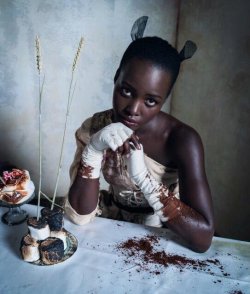 sistermaryfake:  thepowerofblackwomen:  This all-Black Alice-in-Wonderland themed 2018 Pirelli calendar though.  Lupita Nyong’o as The Dormouse Duckie Thot as Alice Naomi Campbell and Sean ‘Diddy’ Combs as The Beheader RuPaul and Djimon Hounsou