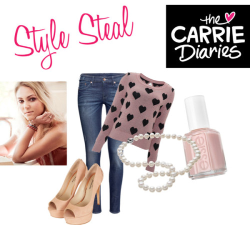 The Carrie Diaries Style Steal by mrs-bradford-bad-girl featuring an essie nail polish ❤ liked on Po