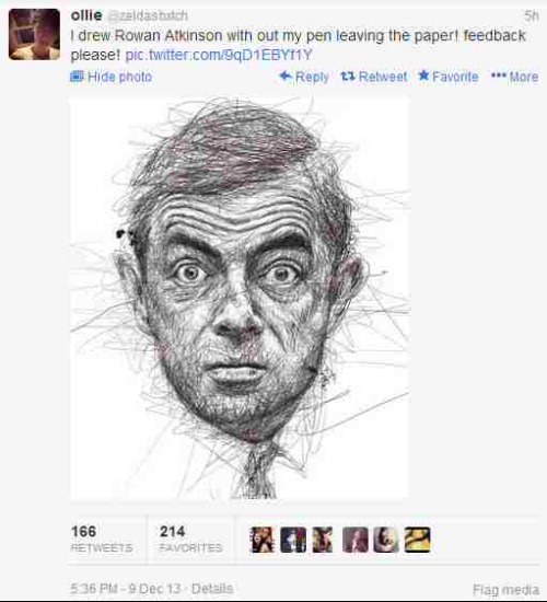 hotrodngold:  houndingsherlock:  so this guy right here is one class-a asshole he stated, as above, that he had created this artwork after he gained 100s of RTs and favs, it appeared on my timeline and i recognised it as the work of Vince Low, who created