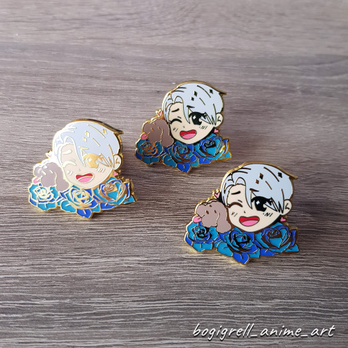 My YOI themed pins just arrived!Hope you like them ^^Feel free to check it out!LINK HERE