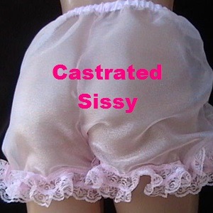 femdomfemalesupremacy:Castrated sissy#castration #castratedsissy