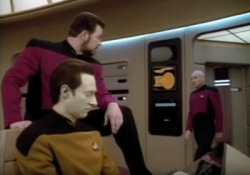 antiriker:  The real Riker Maneuver is doing a regular, common action (such as getting out of a chair) so tremendously wrong that it blinds the poor soul who is forced to see it.