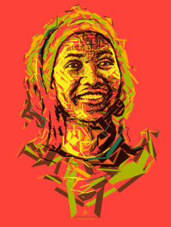 Tsevis:  Marcia Griffiths: The Empress Of Reggae (By Tsevis)  Portrait Of Marcia