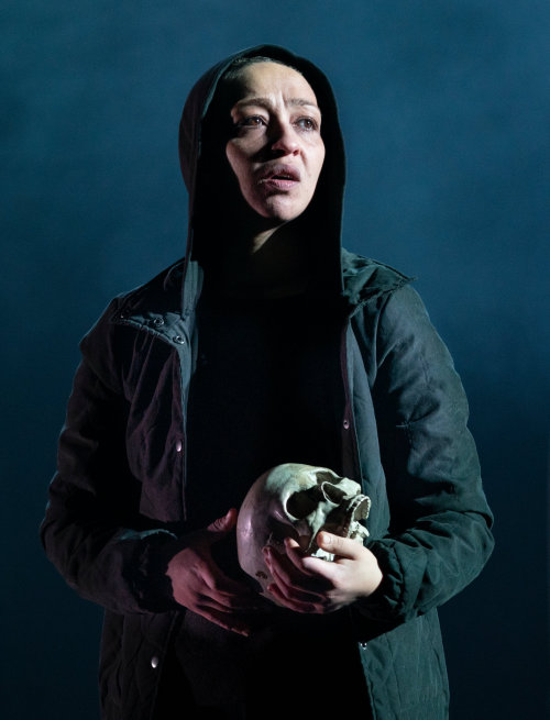 misianoir:Ruth Negga as Hamlet in the Gate Theater’s production of “Hamlet,” playing at St. Ann’s Wa