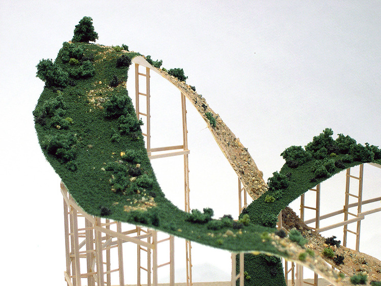 artruby:  Carin Mincemoyer, Landscape Roller Coasters (2007).  