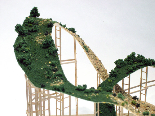 artruby:Carin Mincemoyer, Landscape Roller Coasters (2007). 