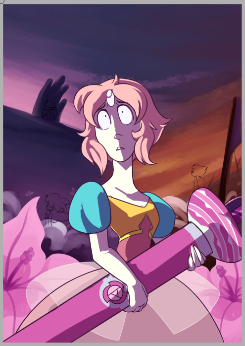 this is still a wip but damn i really need to get this out for now.that episode fucked me up, not much for the whole rose is pink diamond reveal but for how pearl deals with her past.my fucking god, you know when a chacacter just hit you in the right