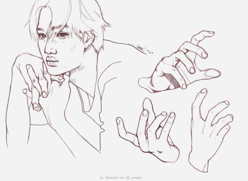 fluffy jongin and bobbi brown hand study;