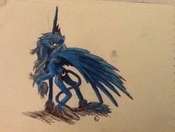 theoddlydifferentone:  Princess Luna fan