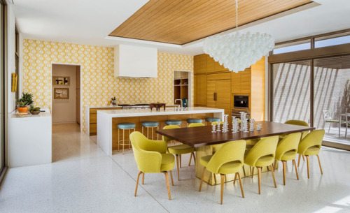 Stuart Silk Architects and Maison Inc. renovated this home above Coachella Valley, California