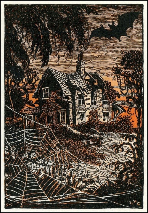 its-off-to-hell-we-go: Spooky House (1930s) - Donn P. Crane