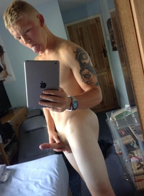 nudemanselfies:  Check out our other blog http://tattedmen.tumblr.com/ Tatted Nude