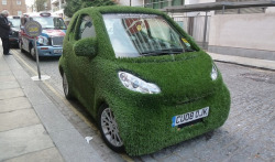 amyfaye11:  thisbigcity:  This car might be green in colour, but can car ownership ever be green in terms of sustainability? In our new post, we try and find out what’s better for the environment - new or used cars?   What is better than this! Brilliant