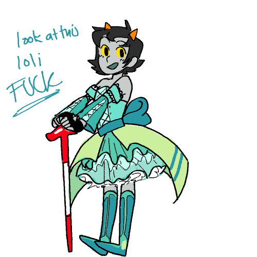 god i hate lolita…but i love lolita…. but i hate it.  anyway i drew my fave character as a lolita magical girl wow