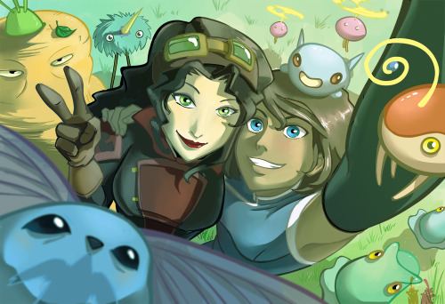 vicedrawsthings:  And another colab with AshkaComposition and line me, colors by Ashka :)  